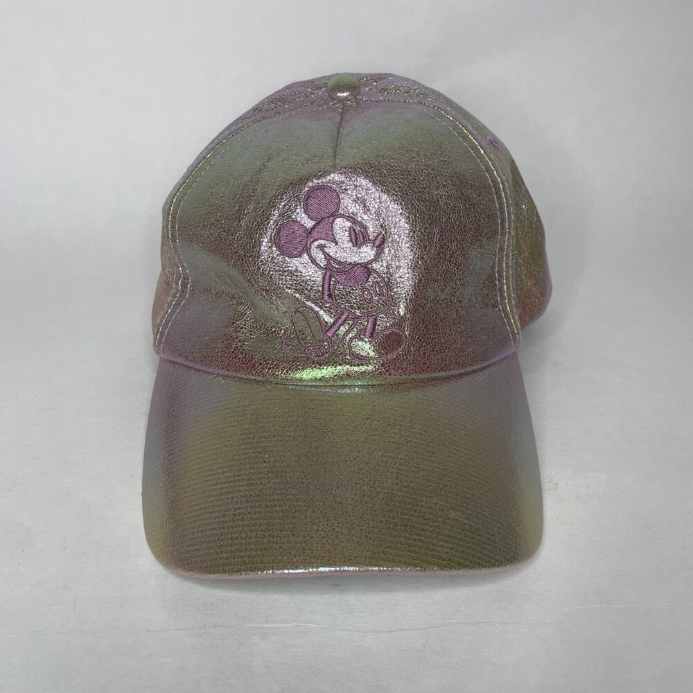 Disney Earidescent Iridescent Pink Hat 50th Anniversary Mickey
